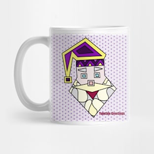 Purple Santa Mug